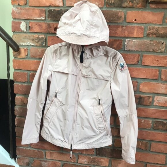 Parajumpers NEW Flyweight Jacket Light Windbreaker Nylon Hoodie Hood Coat Zip S - Picture 2 of 16